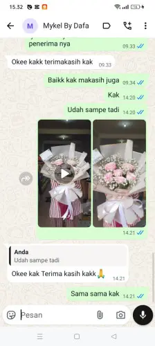 Testimonial Buket Bunga nanjung